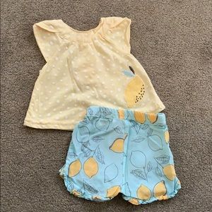 Lemon short set
